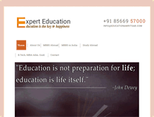 Tablet Screenshot of educationamritsar.com